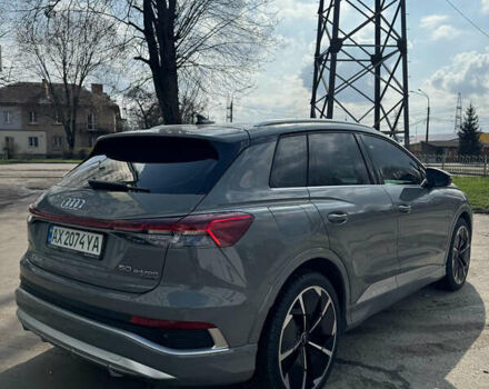 Серый Ауди Q4 e-tron, объемом двигателя 0 л и пробегом 35 тыс. км за 35000 $, фото 4 на Automoto.ua