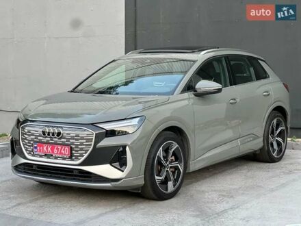 Серый Ауди Q4 e-tron, объемом двигателя 0 л и пробегом 46 тыс. км за 27000 $, фото 1 на Automoto.ua