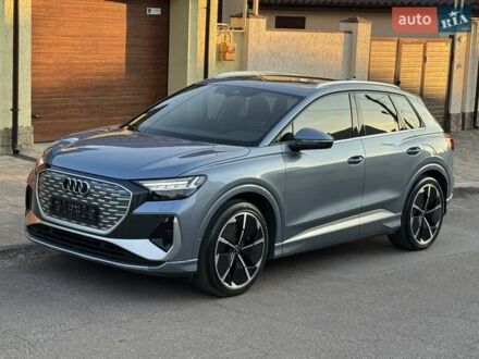 Ауди Q4 e-tron 2023 в Одессе на Automoto.ua Серый Ауди Q4 e-tron, объемом двигателя 0 л и пробегом 10 тыс. км за 33100 $, фото 1 на Automoto.ua