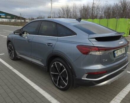 Синий Ауди Q4 e-tron, объемом двигателя 0 л и пробегом 27 тыс. км за 49000 $, фото 9 на Automoto.ua