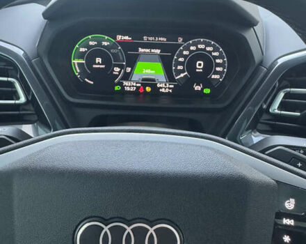 Синий Ауди Q4 e-tron, объемом двигателя 0 л и пробегом 76 тыс. км за 26800 $, фото 12 на Automoto.ua