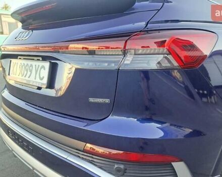 Синий Ауди Q4 e-tron, объемом двигателя 0 л и пробегом 10 тыс. км за 36000 $, фото 7 на Automoto.ua