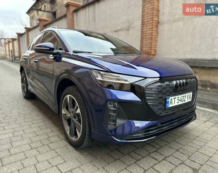 Синий Ауди Q4 e-tron, объемом двигателя 0 л и пробегом 12 тыс. км за 32000 $, фото 3 на Automoto.ua
