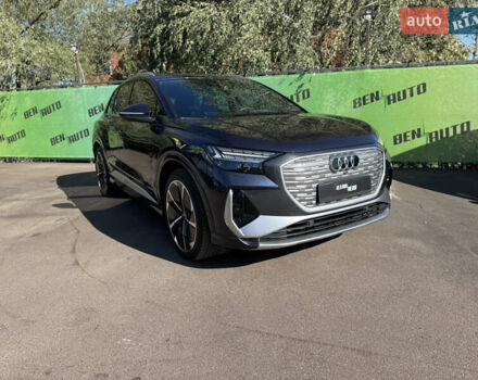 Ауди Q4 e-tron 2023 в Киеве на Automoto.ua Синий Ауди Q4 e-tron, объемом двигателя 0 л и пробегом 16 тыс. км за 35200 $, фото 4 на Automoto.ua