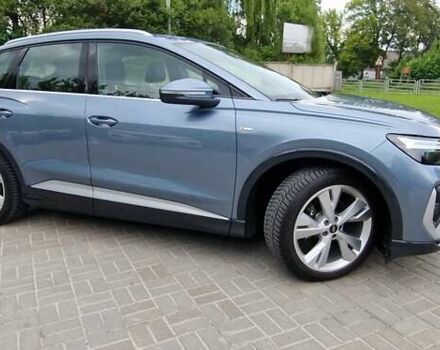Синий Ауди Q4 e-tron, объемом двигателя 0 л и пробегом 77 тыс. км за 27999 $, фото 66 на Automoto.ua