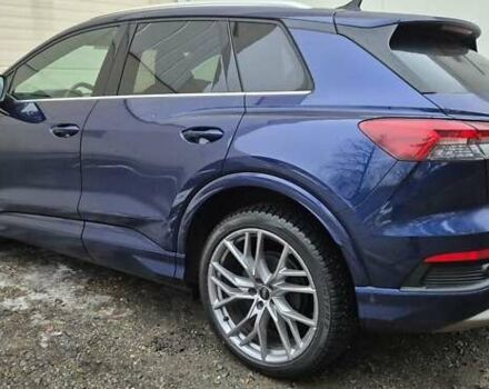 Синий Ауди Q4 e-tron, объемом двигателя 0 л и пробегом 29 тыс. км за 33400 $, фото 9 на Automoto.ua