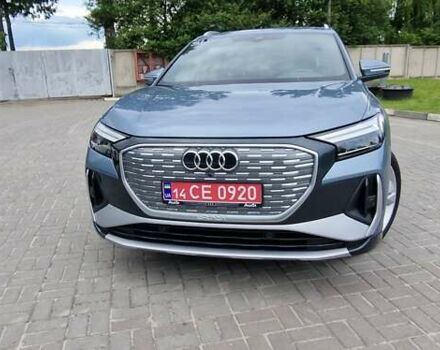 Синий Ауди Q4 e-tron, объемом двигателя 0 л и пробегом 77 тыс. км за 27999 $, фото 57 на Automoto.ua