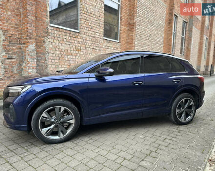 Синий Ауди Q4 e-tron, объемом двигателя 0 л и пробегом 12 тыс. км за 32000 $, фото 8 на Automoto.ua