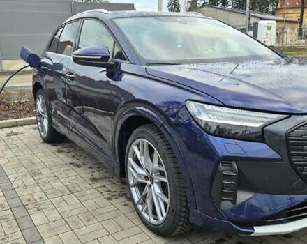 Синий Ауди Q4 e-tron, объемом двигателя 0 л и пробегом 29 тыс. км за 33400 $, фото 1 на Automoto.ua