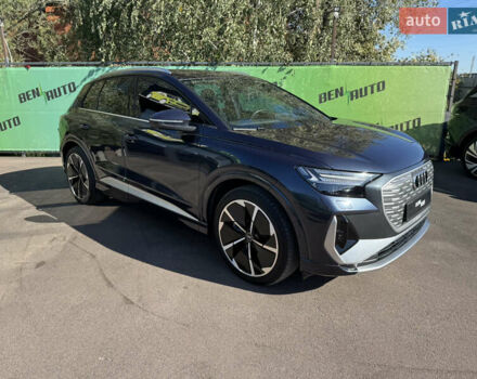 Ауди Q4 e-tron 2023 в Киеве на Automoto.ua Синий Ауди Q4 e-tron, объемом двигателя 0 л и пробегом 16 тыс. км за 35200 $, фото 2 на Automoto.ua