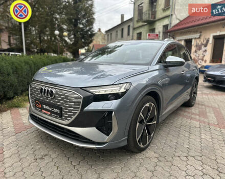 Синий Ауди Q4 e-tron, объемом двигателя 0 л и пробегом 17 тыс. км за 34000 $, фото 8 на Automoto.ua