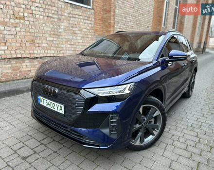 Синий Ауди Q4 e-tron, объемом двигателя 0 л и пробегом 12 тыс. км за 32000 $, фото 72 на Automoto.ua