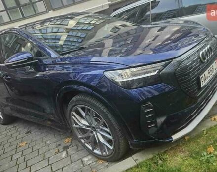 Синий Ауди Q4 e-tron, объемом двигателя 0 л и пробегом 29 тыс. км за 33400 $, фото 6 на Automoto.ua