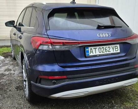 Синий Ауди Q4 e-tron, объемом двигателя 0 л и пробегом 29 тыс. км за 33400 $, фото 4 на Automoto.ua