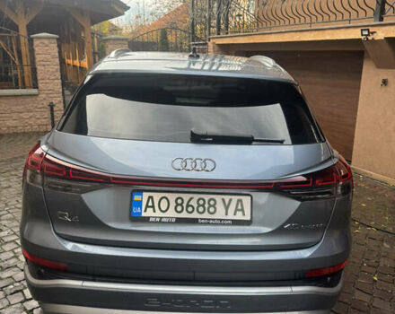 Синий Ауди Q4 e-tron, объемом двигателя 0 л и пробегом 10 тыс. км за 32500 $, фото 2 на Automoto.ua