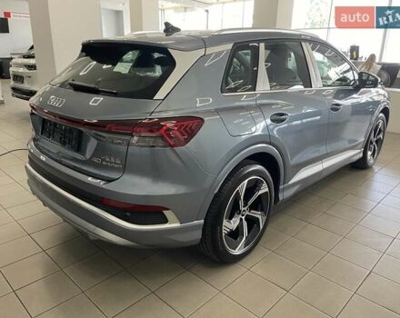 Синий Ауди Q4 e-tron, объемом двигателя 0 л и пробегом 1 тыс. км за 32600 $, фото 6 на Automoto.ua