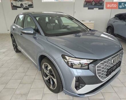 Синий Ауди Q4 e-tron, объемом двигателя 0 л и пробегом 1 тыс. км за 32600 $, фото 5 на Automoto.ua