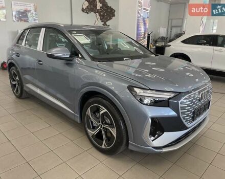 Синий Ауди Q4 e-tron, объемом двигателя 0 л и пробегом 1 тыс. км за 32600 $, фото 2 на Automoto.ua