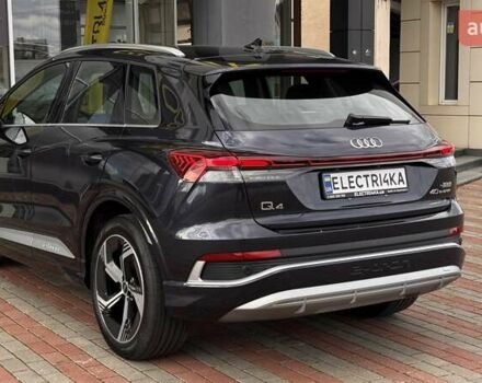 Синий Ауди Q4 e-tron, объемом двигателя 0 л и пробегом 1 тыс. км за 34000 $, фото 4 на Automoto.ua
