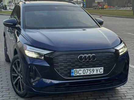 Синий Ауди Q4 e-tron, объемом двигателя 0 л и пробегом 76 тыс. км за 26800 $, фото 1 на Automoto.ua