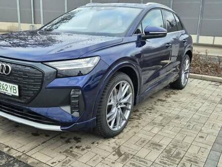Синий Ауди Q4 e-tron, объемом двигателя 0 л и пробегом 29 тыс. км за 33400 $, фото 1 на Automoto.ua