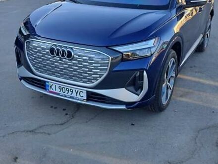 Ауди Q4 e-tron 2023 в Борисполе на Automoto.ua Синий Ауди Q4 e-tron, объемом двигателя 0 л и пробегом 10 тыс. км за 36000 $, фото 1 на Automoto.ua