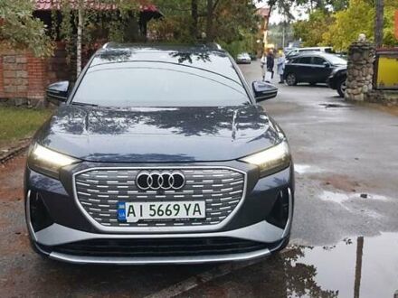 Ауди Q4 e-tron 2024 в Буче на Automoto.ua Синий Ауди Q4 e-tron, объемом двигателя 0 л и пробегом 16 тыс. км за 31300 $, фото 1 на Automoto.ua