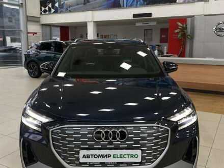 Синій Ауді Q4 e-tron, об'ємом двигуна 0 л та пробігом 1 тис. км за 34300 $, фото 1 на Automoto.ua