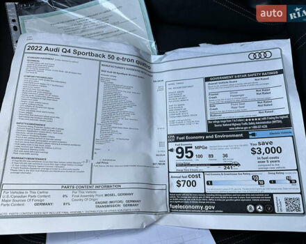 Черный Ауди Q4 Sportback e-tron, объемом двигателя 0 л и пробегом 70 тыс. км за 32000 $, фото 87 на Automoto.ua