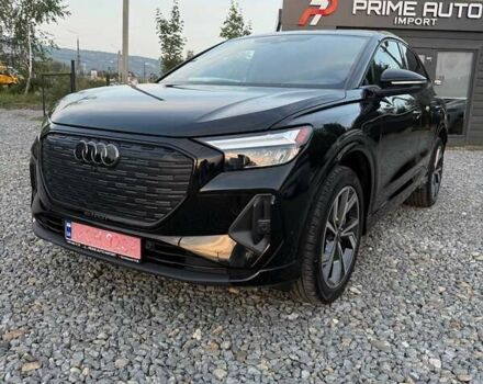Чорний Ауді Q4 Sportback e-tron, об'ємом двигуна 0 л та пробігом 6 тис. км за 37600 $, фото 6 на Automoto.ua