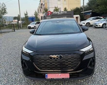 Чорний Ауді Q4 Sportback e-tron, об'ємом двигуна 0 л та пробігом 6 тис. км за 37600 $, фото 1 на Automoto.ua