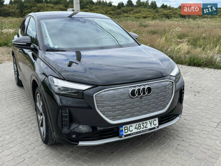 Чорний Ауді Q4 Sportback e-tron, об'ємом двигуна 0 л та пробігом 22 тис. км за 26666 $, фото 1 на Automoto.ua