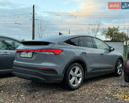 Серый Ауди Q4 Sportback e-tron, объемом двигателя 0 л и пробегом 43 тыс. км за 27999 $, фото 2 на Automoto.ua