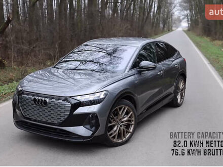 Ауди Q4 Sportback e-tron 2022 в Виннице на Automoto.ua Серый Ауди Q4 Sportback e-tron, объемом двигателя 0 л и пробегом 25 тыс. км за 36000 $, фото 1 на Automoto.ua