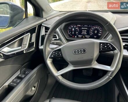 Синий Ауди Q4 Sportback e-tron, объемом двигателя 0 л и пробегом 19 тыс. км за 37999 $, фото 7 на Automoto.ua