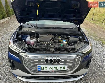 Синий Ауди Q4 Sportback e-tron, объемом двигателя 0 л и пробегом 19 тыс. км за 37999 $, фото 20 на Automoto.ua