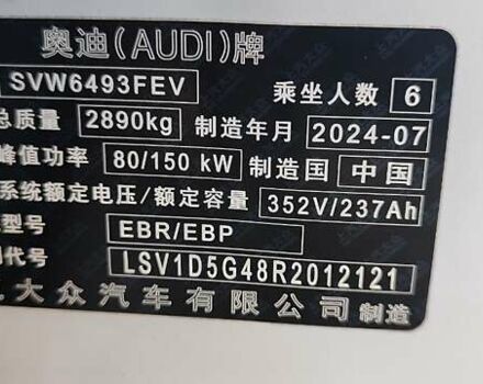 Ауди Q5 e-tron 2024 в Киеве на Automoto.ua Белый Ауди Q5 e-tron, объемом двигателя 0 л и пробегом 1 тыс. км за 47000 $, фото 24 на Automoto.ua
