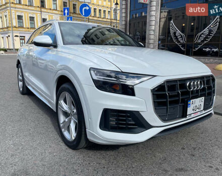 Белый Ауди Q8, объемом двигателя 3 л и пробегом 75 тыс. км за 56750 $, фото 1 на Automoto.ua