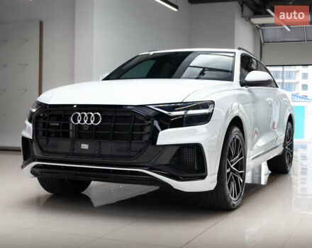 Белый Ауди Q8, объемом двигателя 3 л и пробегом 18 тыс. км за 58999 $, фото 2 на Automoto.ua