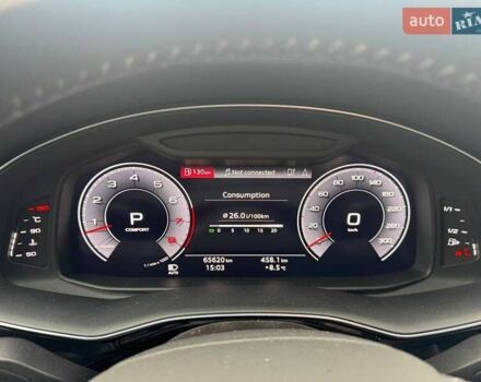 Серый Ауди Q8, объемом двигателя 3 л и пробегом 65 тыс. км за 51990 $, фото 20 на Automoto.ua