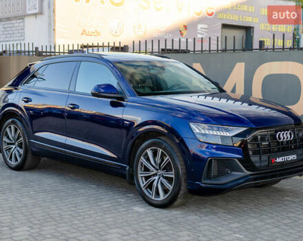 Синий Ауди Q8, объемом двигателя 3 л и пробегом 210 тыс. км за 49990 $, фото 2 на Automoto.ua
