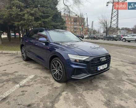 Синий Ауди Q8, объемом двигателя 3 л и пробегом 62 тыс. км за 55000 $, фото 2 на Automoto.ua