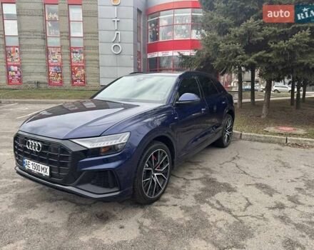 Синий Ауди Q8, объемом двигателя 3 л и пробегом 62 тыс. км за 55000 $, фото 1 на Automoto.ua