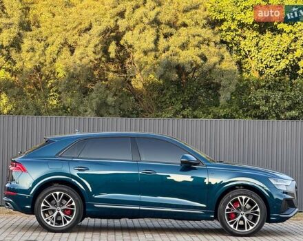 Синий Ауди Q8, объемом двигателя 3 л и пробегом 52 тыс. км за 76999 $, фото 2 на Automoto.ua