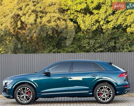 Синий Ауди Q8, объемом двигателя 3 л и пробегом 52 тыс. км за 76999 $, фото 6 на Automoto.ua