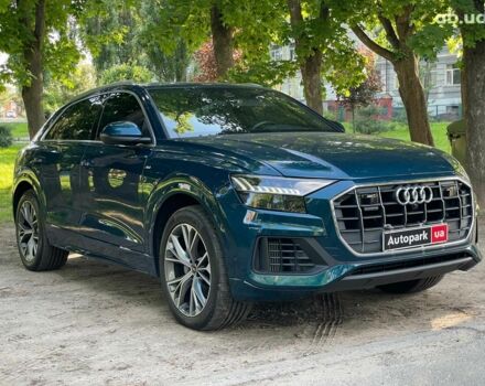 Синий Ауди Q8, объемом двигателя 3 л и пробегом 28 тыс. км за 76290 $, фото 2 на Automoto.ua
