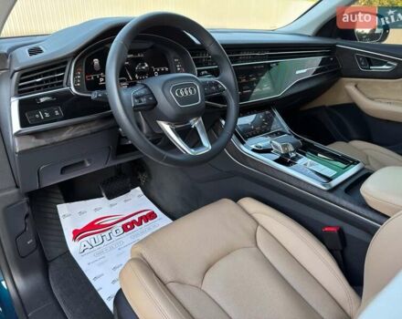Синий Ауди Q8, объемом двигателя 3 л и пробегом 52 тыс. км за 76999 $, фото 48 на Automoto.ua