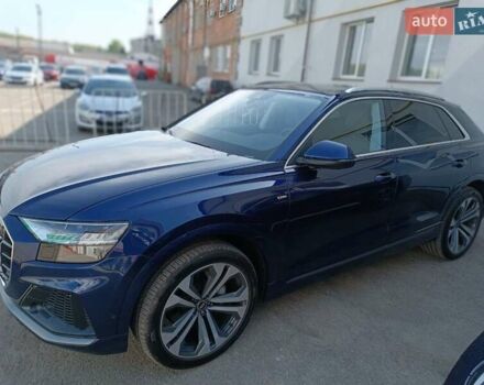 Синий Ауди Q8, объемом двигателя 3 л и пробегом 50 тыс. км за 67200 $, фото 2 на Automoto.ua