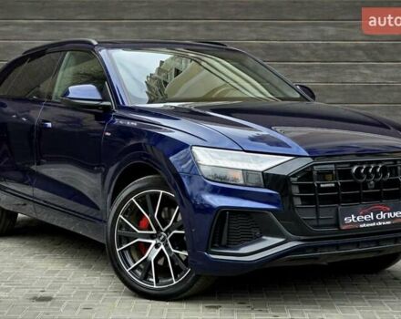 Синий Ауди Q8, объемом двигателя 3 л и пробегом 84 тыс. км за 47999 $, фото 1 на Automoto.ua