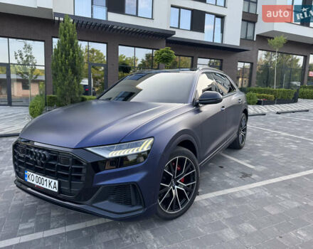 Синий Ауди Q8, объемом двигателя 3 л и пробегом 130 тыс. км за 63000 $, фото 1 на Automoto.ua